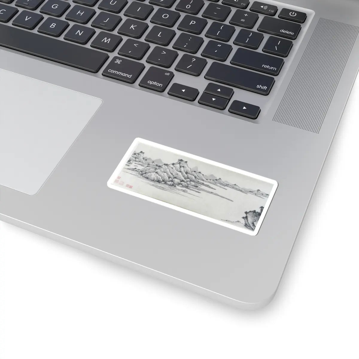 Shen Zhou - Enjoying the Pines - unknown v6 - STICKER Vinyl Kiss-Cut Decal