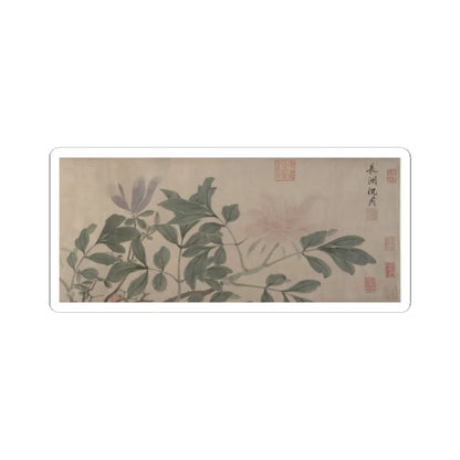 Shen Zhou - Flowers of the Four Seasons - unknown v1 - STICKER Vinyl Kiss-Cut Decal
