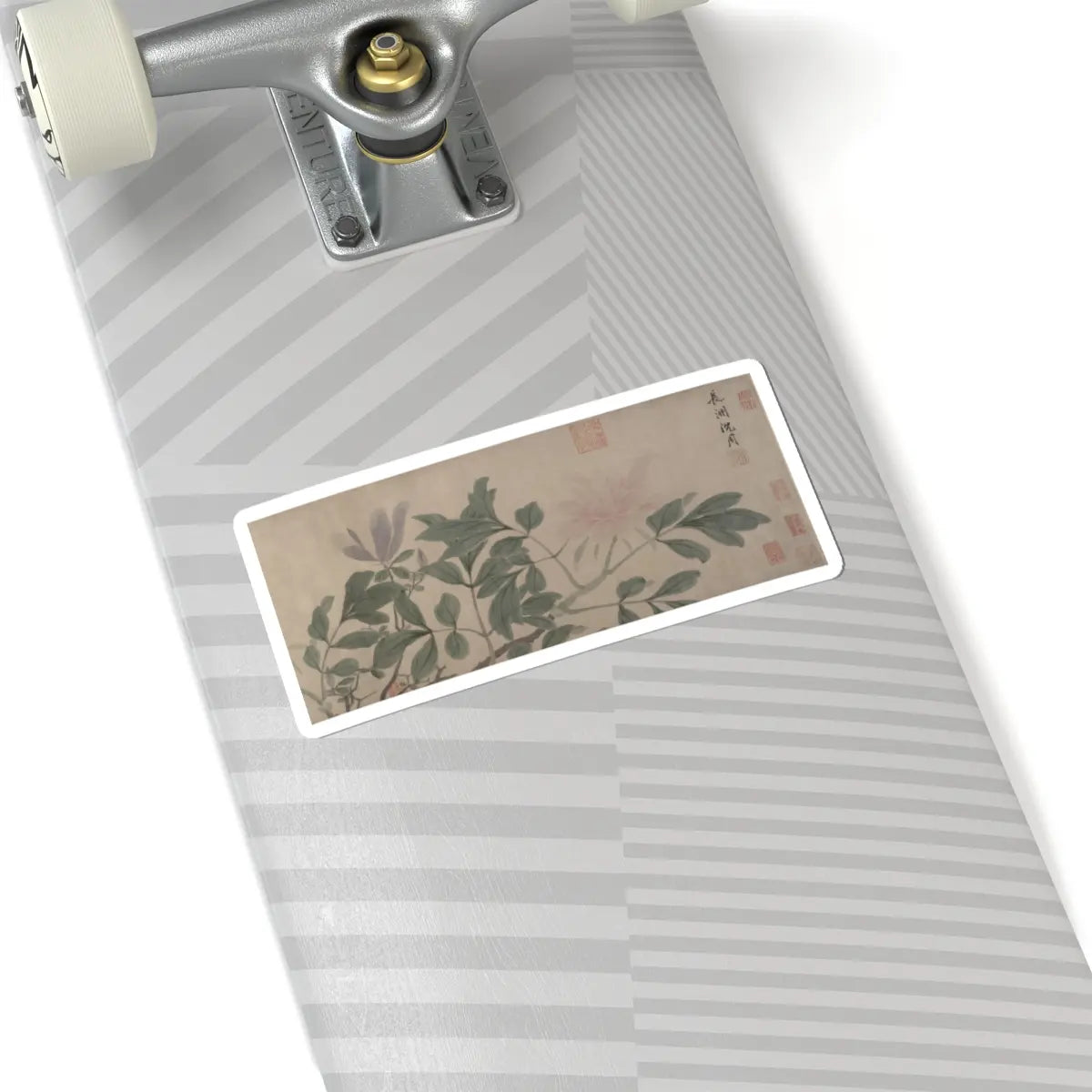 Shen Zhou - Flowers of the Four Seasons - unknown v1 - STICKER Vinyl Kiss-Cut Decal