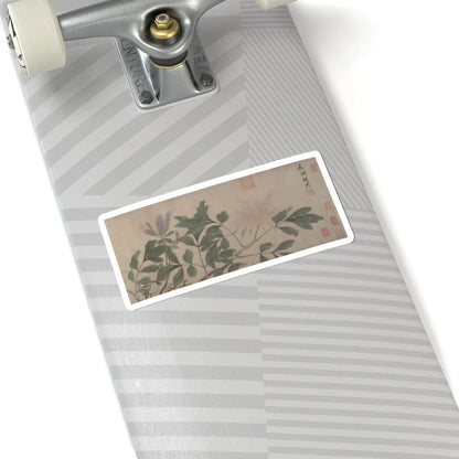 Shen Zhou - Flowers of the Four Seasons - unknown v1 - STICKER Vinyl Kiss-Cut Decal