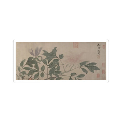 Shen Zhou - Flowers of the Four Seasons - unknown v1 - STICKER Vinyl Kiss-Cut Decal