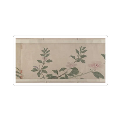 Shen Zhou - Flowers of the Four Seasons - unknown v11 - STICKER Vinyl Kiss-Cut Decal