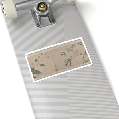 Shen Zhou - Flowers of the Four Seasons - unknown v13 - STICKER Vinyl Kiss-Cut Decal