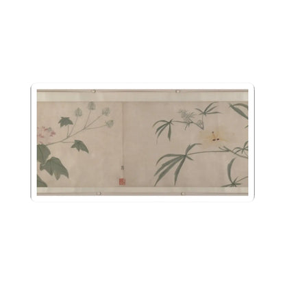 Shen Zhou - Flowers of the Four Seasons - unknown v13 - STICKER Vinyl Kiss-Cut Decal