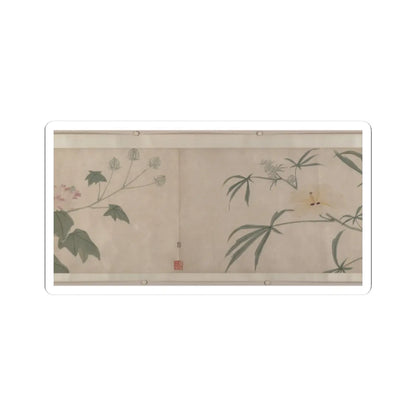 Shen Zhou - Flowers of the Four Seasons - unknown v13 - STICKER Vinyl Kiss-Cut Decal