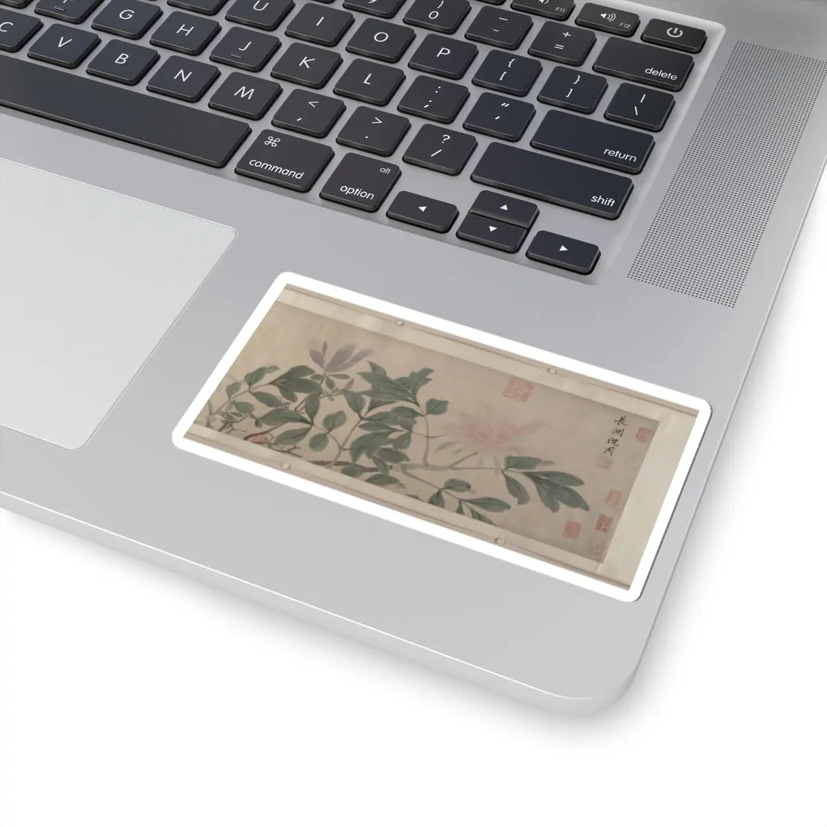 Shen Zhou - Flowers of the Four Seasons - unknown v7 - STICKER Vinyl Kiss-Cut Decal