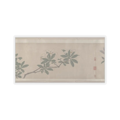Shen Zhou - Flowers of the Four Seasons - unknown v9 - STICKER Vinyl Kiss-Cut Decal