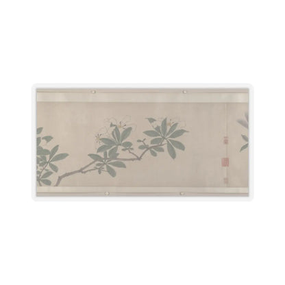 Shen Zhou - Flowers of the Four Seasons - unknown v9 - STICKER Vinyl Kiss-Cut Decal