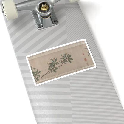 Shen Zhou - Flowers of the Four Seasons - unknown v9 - STICKER Vinyl Kiss-Cut Decal