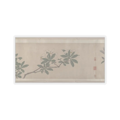 Shen Zhou - Flowers of the Four Seasons - unknown v9 - STICKER Vinyl Kiss-Cut Decal