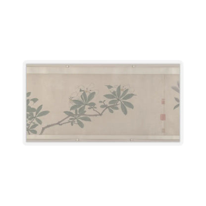 Shen Zhou - Flowers of the Four Seasons - unknown v9 - STICKER Vinyl Kiss-Cut Decal