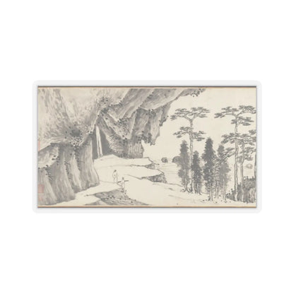 Shen Zhou - Joint Landscape - ca. 1509 and 1546 v1 - STICKER Vinyl Kiss-Cut Decal
