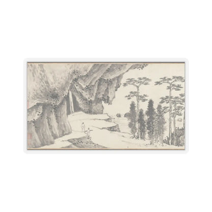 Shen Zhou - Joint Landscape - ca. 1509 and 1546 v1 - STICKER Vinyl Kiss-Cut Decal