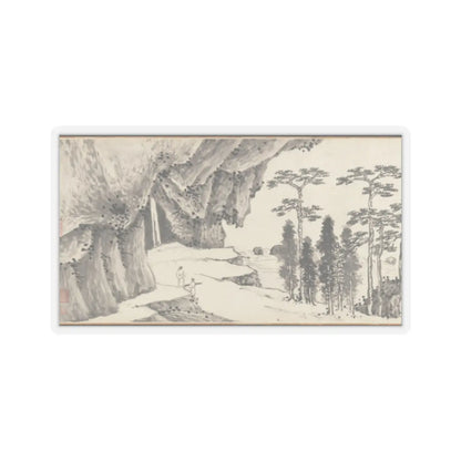 Shen Zhou - Joint Landscape - ca. 1509 and 1546 v1 - STICKER Vinyl Kiss-Cut Decal