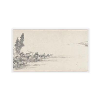 Shen Zhou - Joint Landscape - ca. 1509 and 1546 v10 - STICKER Vinyl Kiss-Cut Decal