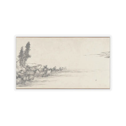 Shen Zhou - Joint Landscape - ca. 1509 and 1546 v10 - STICKER Vinyl Kiss-Cut Decal