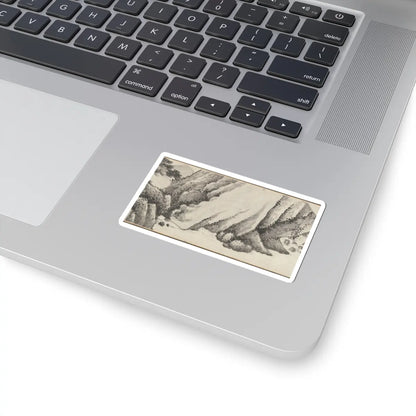 Shen Zhou - Joint Landscape - ca. 1509 and 1546 v16 - STICKER Vinyl Kiss-Cut Decal