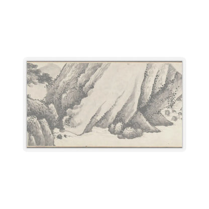 Shen Zhou - Joint Landscape - ca. 1509 and 1546 v16 - STICKER Vinyl Kiss-Cut Decal