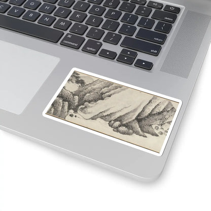 Shen Zhou - Joint Landscape - ca. 1509 and 1546 v16 - STICKER Vinyl Kiss-Cut Decal