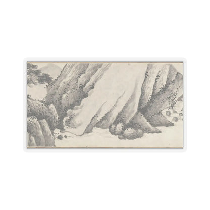 Shen Zhou - Joint Landscape - ca. 1509 and 1546 v16 - STICKER Vinyl Kiss-Cut Decal
