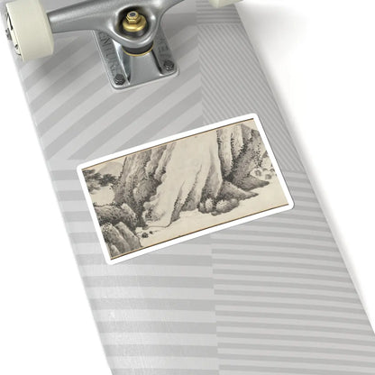 Shen Zhou - Joint Landscape - ca. 1509 and 1546 v16 - STICKER Vinyl Kiss-Cut Decal