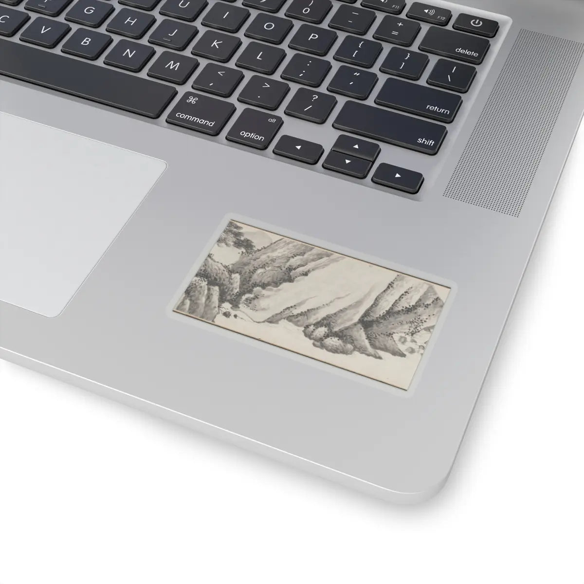 Shen Zhou - Joint Landscape - ca. 1509 and 1546 v16 - STICKER Vinyl Kiss-Cut Decal