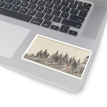 Shen Zhou - Joint Landscape - ca. 1509 and 1546 v20 - STICKER Vinyl Kiss-Cut Decal