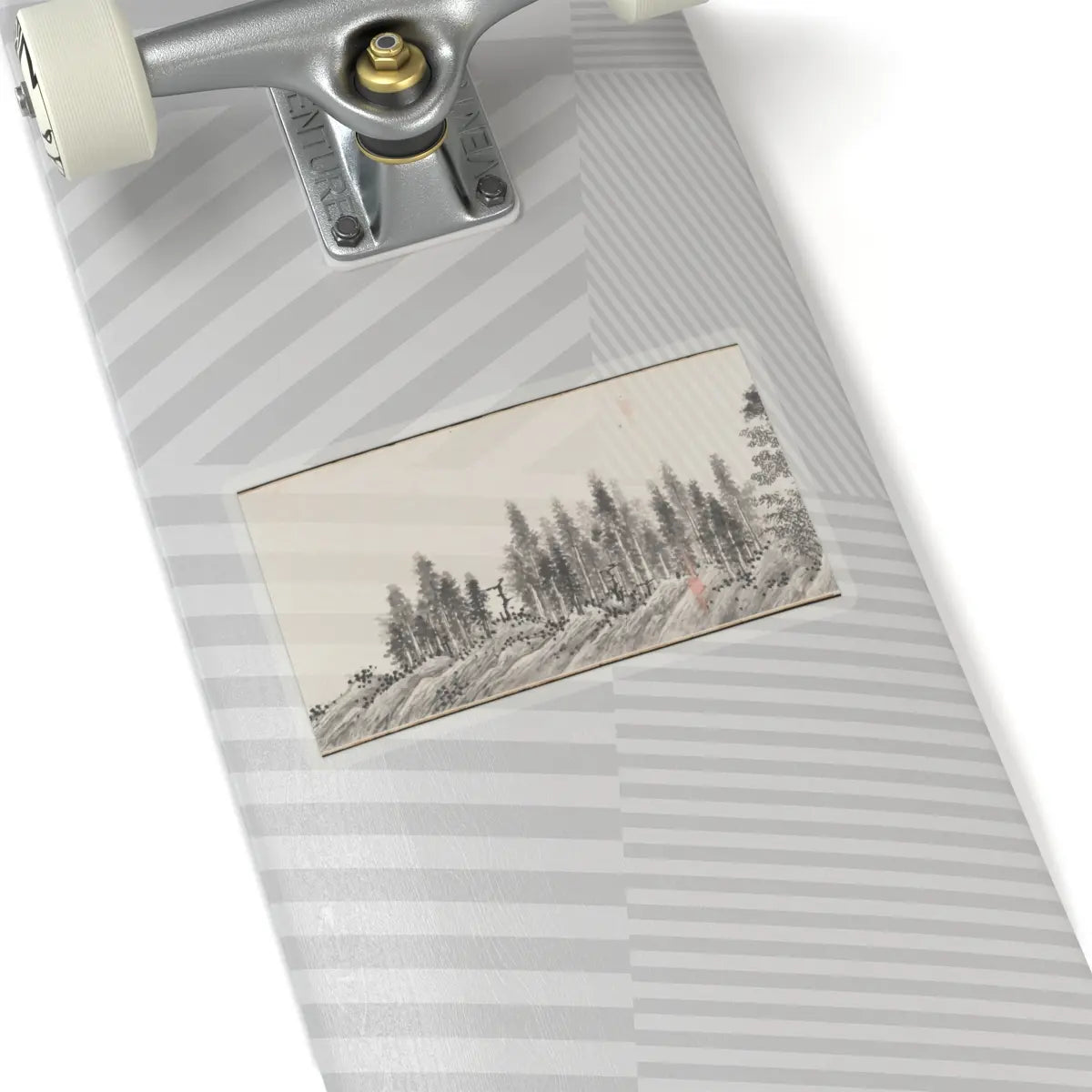 Shen Zhou - Joint Landscape - ca. 1509 and 1546 v20 - STICKER Vinyl Kiss-Cut Decal