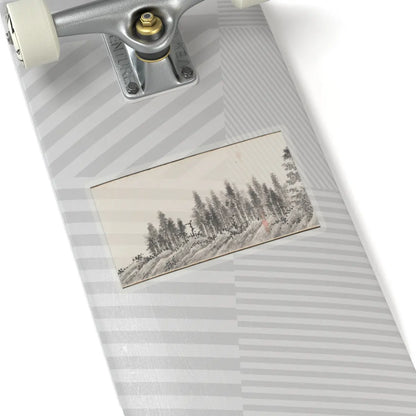 Shen Zhou - Joint Landscape - ca. 1509 and 1546 v20 - STICKER Vinyl Kiss-Cut Decal