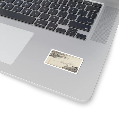 Shen Zhou - Joint Landscape - ca. 1509 and 1546 v22 - STICKER Vinyl Kiss-Cut Decal