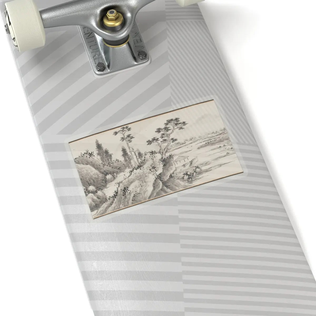 Shen Zhou - Joint Landscape - ca. 1509 and 1546 v29 - STICKER Vinyl Kiss-Cut Decal