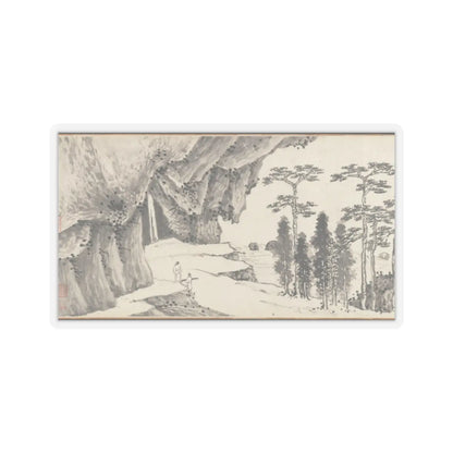 Shen Zhou - Joint Landscape - ca. 1509 and 1546 v33 - STICKER Vinyl Kiss-Cut Decal