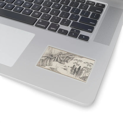 Shen Zhou - Joint Landscape - ca. 1509 and 1546 v33 - STICKER Vinyl Kiss-Cut Decal