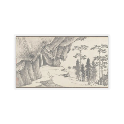 Shen Zhou - Joint Landscape - ca. 1509 and 1546 v33 - STICKER Vinyl Kiss-Cut Decal