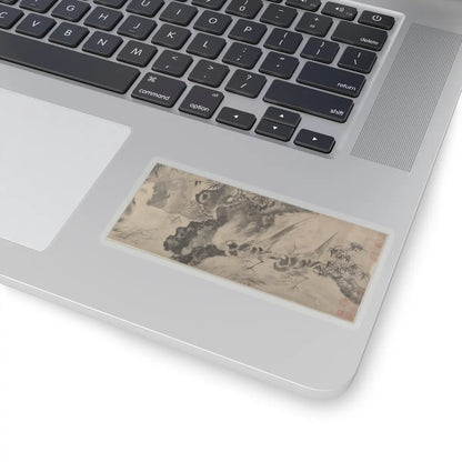 Shen Zhou - Marsh Scene with Birds - unknown v1 - STICKER Vinyl Kiss-Cut Decal