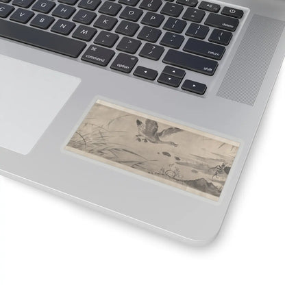 Shen Zhou - Marsh Scene with Birds - unknown v11 - STICKER Vinyl Kiss-Cut Decal