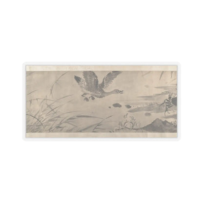 Shen Zhou - Marsh Scene with Birds - unknown v11 - STICKER Vinyl Kiss-Cut Decal