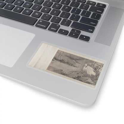 Shen Zhou - Marsh Scene with Birds - unknown v13 - STICKER Vinyl Kiss-Cut Decal