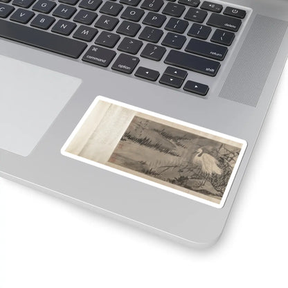 Shen Zhou - Marsh Scene with Birds - unknown v13 - STICKER Vinyl Kiss-Cut Decal