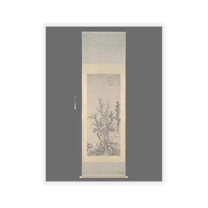 Shen Zhou - Silent fisherman in an autumn wood - dated 1475 v2 - STICKER Vinyl Kiss-Cut Decal