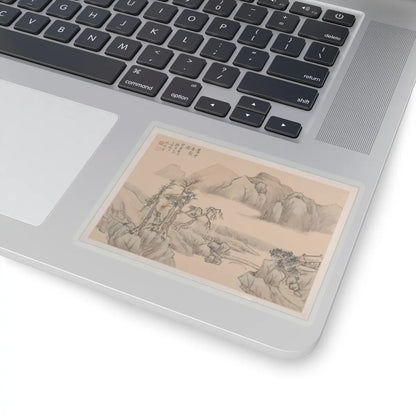 Shen Zhuo - Landscape - dated 1827 v1 - STICKER Vinyl Kiss-Cut Decal