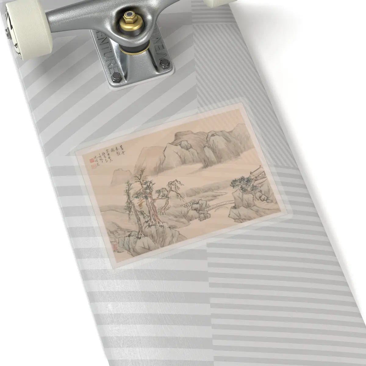 Shen Zhuo - Landscape - dated 1827 v1 - STICKER Vinyl Kiss-Cut Decal
