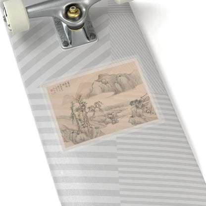 Shen Zhuo - Landscape - dated 1827 v1 - STICKER Vinyl Kiss-Cut Decal