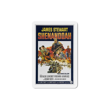 Shenandoah 1965 Movie Poster Refrigerator Magnet 3 Inch - The Sticker Space