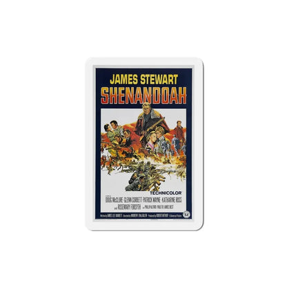 Shenandoah 1965 Movie Poster Refrigerator Magnet 4 Inch - The Sticker Space