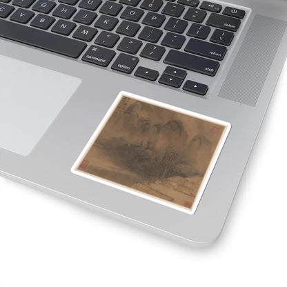 Sheng Maoye - Landscapes after Tang-dynasty poems - mid-17th century v2 - STICKER Vinyl Kiss-Cut Decal