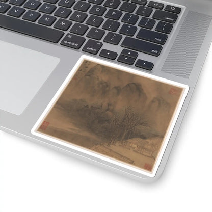 Sheng Maoye - Landscapes after Tang-dynasty poems - mid-17th century v2 - STICKER Vinyl Kiss-Cut Decal