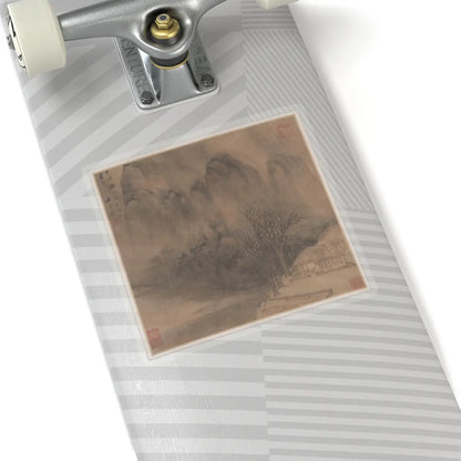 Sheng Maoye - Landscapes after Tang-dynasty poems - mid-17th century v2 - STICKER Vinyl Kiss-Cut Decal