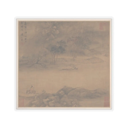 Sheng Maoye - Landscapes after Tang-dynasty poems - mid-17th century v5 - STICKER Vinyl Kiss-Cut Decal