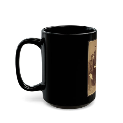 Sheridan And His Generals (U.S. Civil War) Black Coffee Mug-The Sticker Space